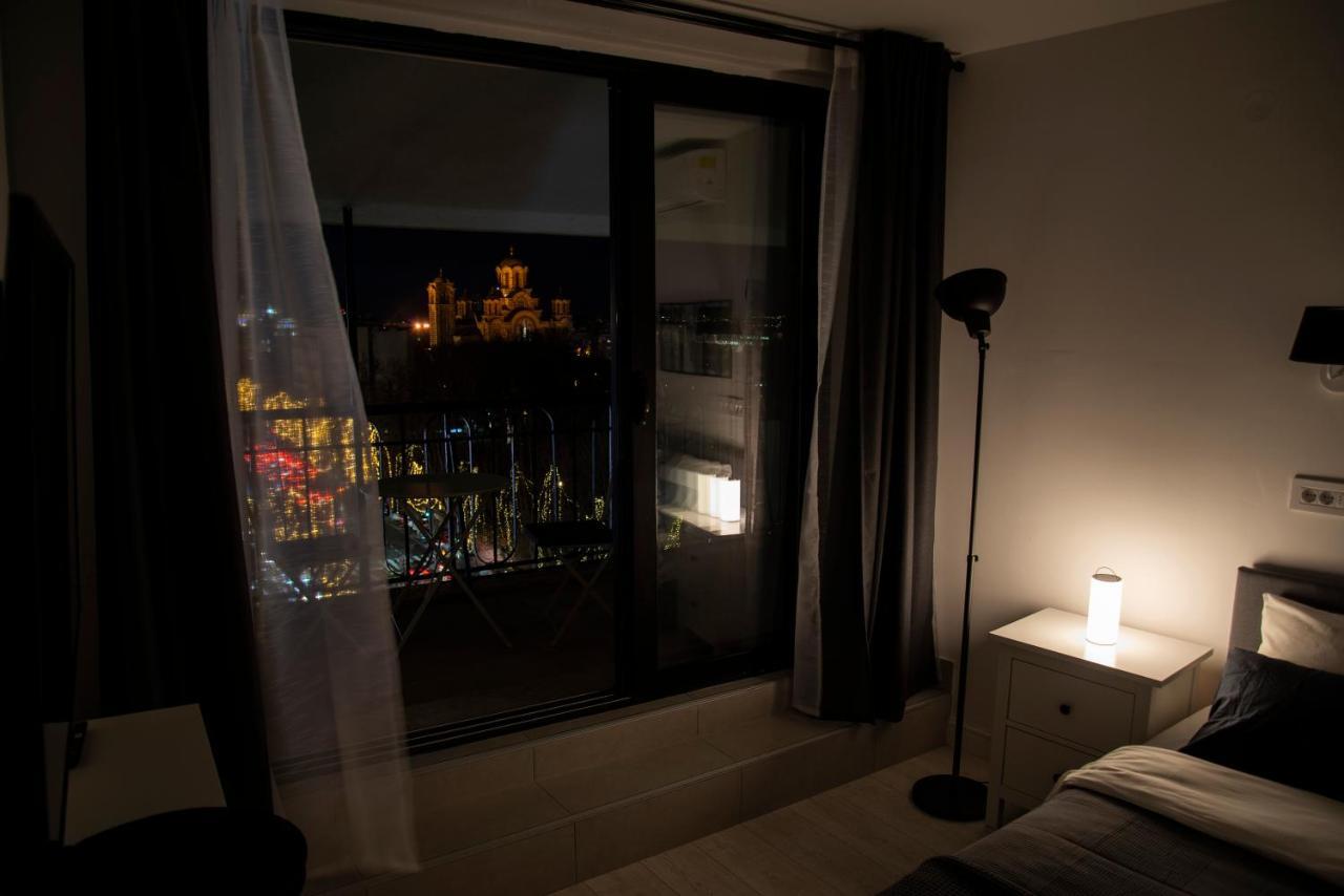 Ferienwohnung Rooftop Terrace Belgrad Exterior foto